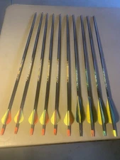 Beman Archery Arrows Carbon Bowhunter  .500     Hunter.400  “ Nice”   10 Arrows