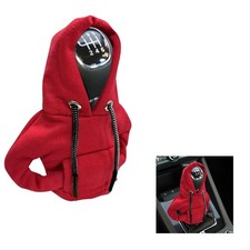 Car Gear Shift Hoodie Auto Shifter Knob Cover Red
