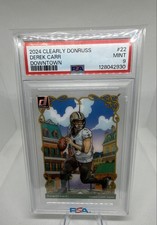 2024 Panini Clearly Donruss - Downtown Derek Carr #22