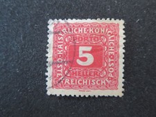 Znaczki - KK Poczta Austriacka, 1916, stemplowane