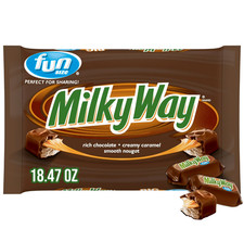 Milky Way Fun Size Milk Chocolate Candy Bars , 18.47 oz Bag.