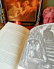 Vintage KSIĄŻKA MAGII Mistrz czarownic Królestwo magów Duchy Natura Wróżki Czarownice Gobliny