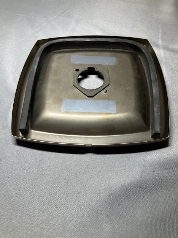 Moen Brushed Nickel Square Shower Escutcheon Plate 7in Display Piece