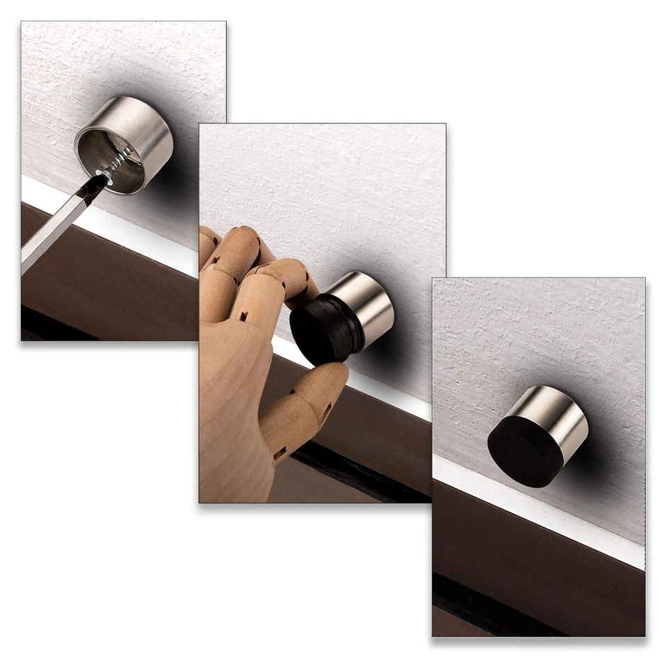 Türstopper Wandstopper Edelstahl Gummi Ø 30mm 30-120 mm Türpuffer TOPPER SOTECH - Bild 3 von 4