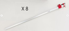 8 x 48" Sash Clamp Aluminium 1200mm Cramps 120cm Joiner Carpenter Woodworking