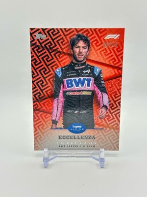 2024 Topps Eccellenza Formula 1 Pierre Gasly Gold /10 Alpine F1