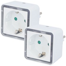 2x LED Nachtlicht Steckdose Dämmerungssensor Licht Sensor Nachtlampe Wandleuchte