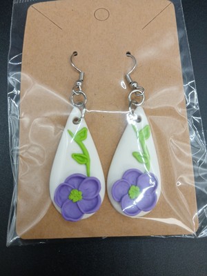 Hand Crafted Polymer Clay Earrings