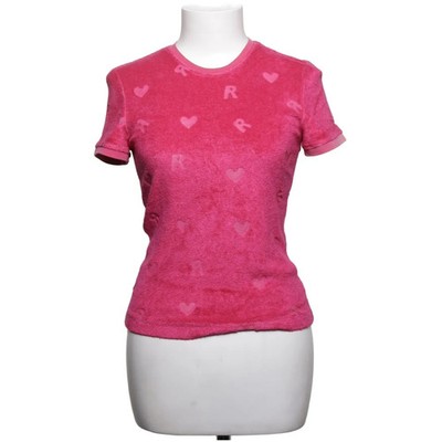 Rotate, T-shirt, Größe: S, Pink, Recyceltes Polyester/Viskose, Frottee #1F8