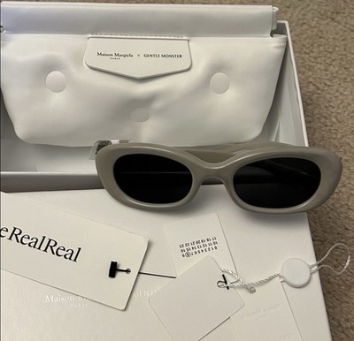 Maison margiela x gentle monster gray sunglasses