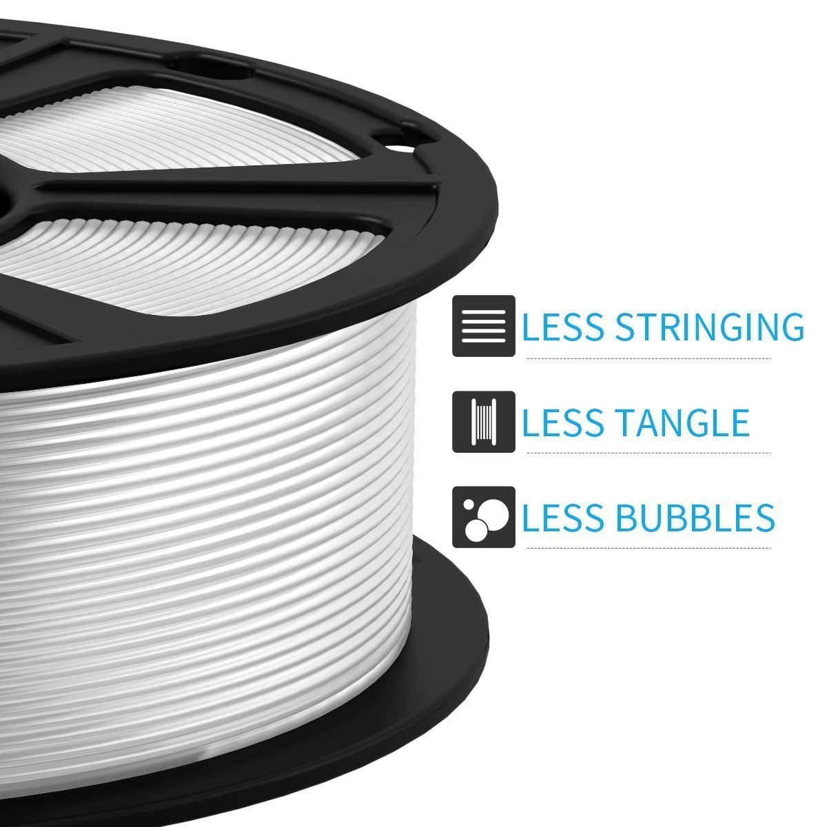 Filamento Geeetech PLA/PETG/Seta/TPU 1,75mm 1KG foto 2