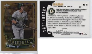 2023 Topps Chrome Youthquake Gold Refractor /50 JJ Bleday #YQ-41 Rookie RC