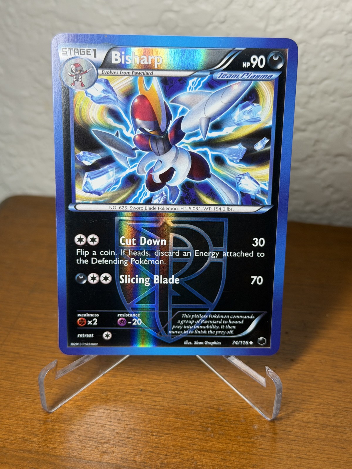 Bisharp (Team Plasma) 74/116 Plasma Freeze Reverse Holo