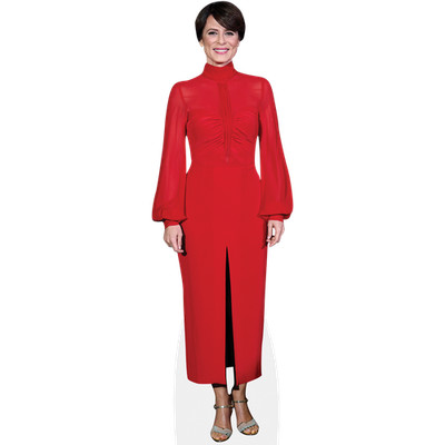 Aitana Sanchez-Gijon (Red Dress) Mini Size Cutout