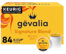 Gevalia Signature Blend Mild Light Roast K-Cup Coffee Pods, 84 ct Box 