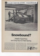 Original  1969 Chevrolet Camaro featured in Hurst Performance vintage print ad