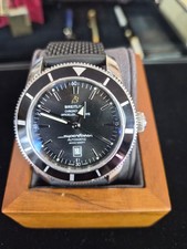 Breitling Superocean Héritage II B20 Automatic Volcano Black Dial on Rubber