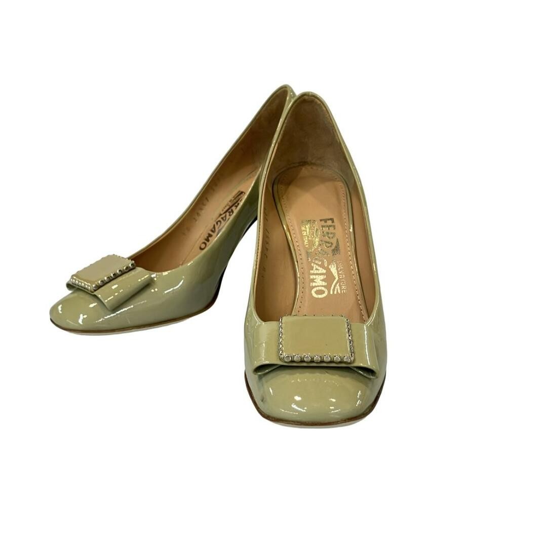 Salvatore Ferragamo Vara Pumps Womens Size 5 S Light Surface Wear d6a5