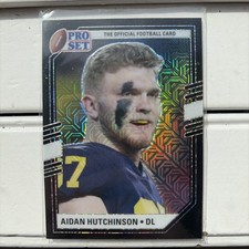Aidan Hutchinson 2022 Leaf Pro Set Black Mojo Rookie SSP ￼