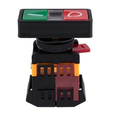 AC 220V Yellow Light   STOP Momentary Push Button  1 NO 1 NC E4J67076