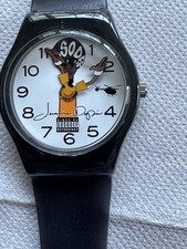 Yo Now you know what time it is. wrist watches. NOS. AFRO MAN Black