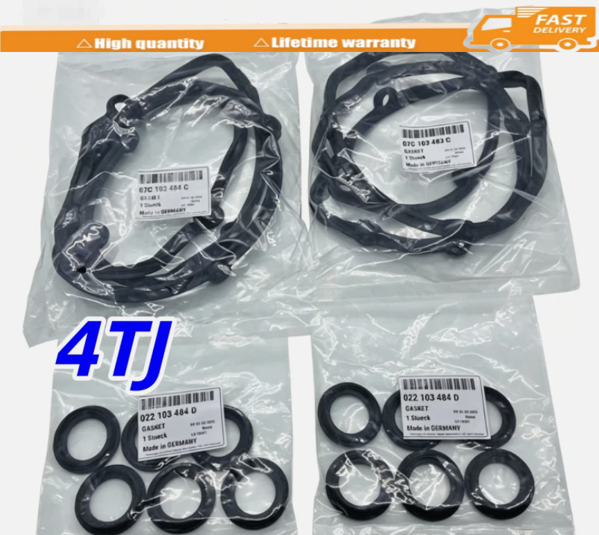 4x spark plug Valve cover gasket tube sealing kit For Bentley Continental GT NEW