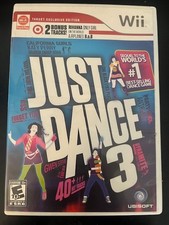 Just Dance 3 (Nintendo Wii, 2011) - Target Exclusive Edition - CIB Tested