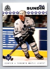 2001-02 Pacific Adrenaline #185 MATS SUNDIN Toronto Maple Leafs