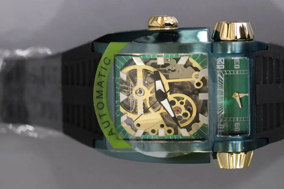 INVICTA Akula Men 43mm Stainless Steel Gold + Green Gold+Green dial TY2809 - Image 4 of 4