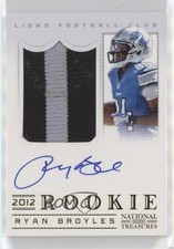 2012 Panini National Treasures Century Gold 11/49 Ryan Broyles #322 Auto 8nn