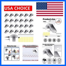 25 Pcs Snow Guards, Stainless Steel Roofs Snow Stops, Prevent Sliding Ice Sto...