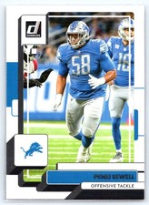 2022 Donruss #86 Penei Sewell - Detroit Lions