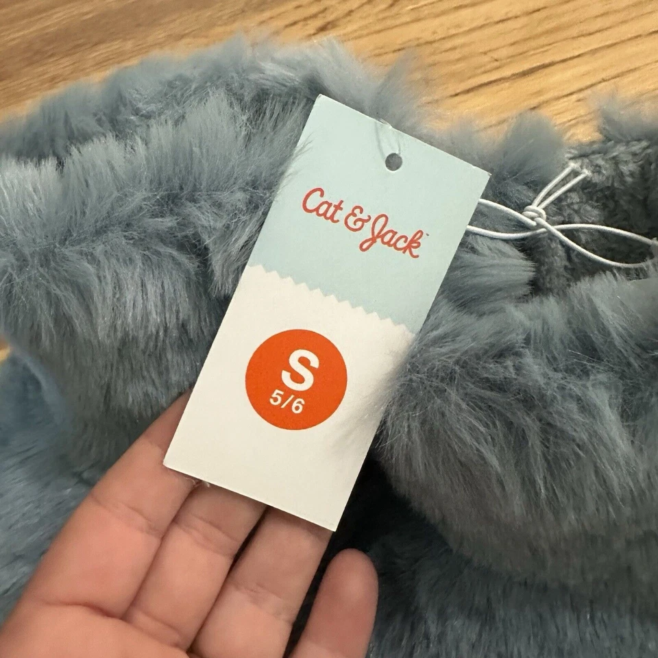 ¡¡NUEVO!! Botines sin cordones Cat & Jack de piel sintética, zapatillas, antideslizantes, suaves, S (5/6) Foto 3 de 4