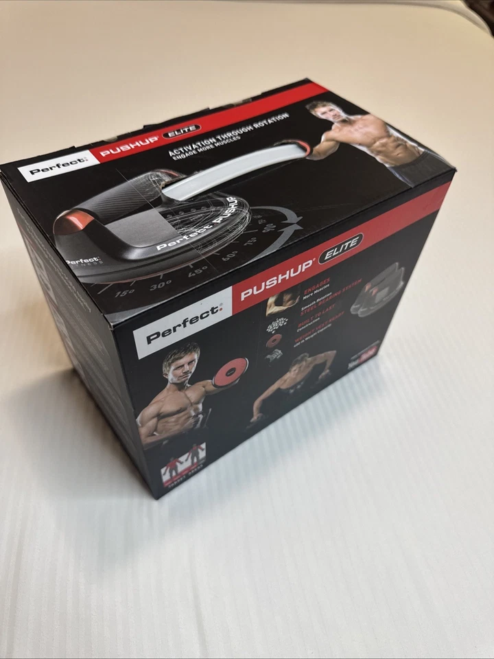 Nuevo En Caja Perfect Fitness Manijas Giratorias Pushup Elite Foto 2 de 3