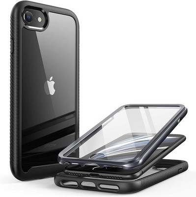 Clayco MYOS Case for iPhone SE 3 2022 Full Body Rugged Case W/ Screen Protector
