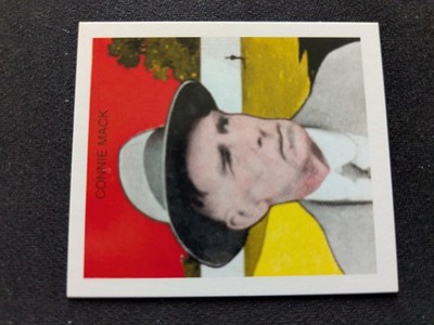 1933 Tattoo Orbit Baseball Card # Connie Mack (HOF) - Philadelphia A's (NM)