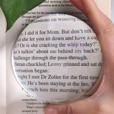 4 Inch Acrylic Paperweight Reading Magnifying Glass/Dome Magnifier/Paperweigh...