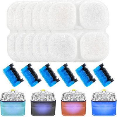 Wonder Creature Filters for Crystal Cat Water Fountain, 3L Pet Water Fountain
