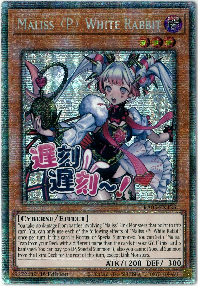 Maliss P White Rabbit RA05-EN136 Rarity Collection 5 for sale | eBay Maliss P White Rabbit RA05-EN136 Rarity Collection 5 for sale | eBay