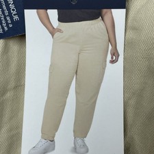 GAP Women's XL Twill Cargo Pants Tan d1216