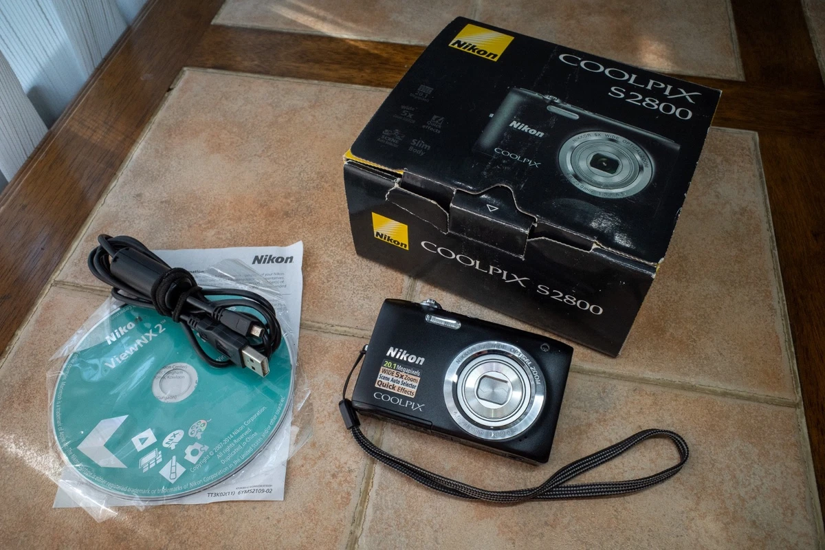Preços baixos em Câmeras digitais Nikon Coolpix S2800 | eBay