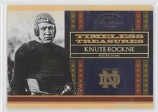 2008 Donruss Classics Timeless Treasures 728/1000 Knute Rockne #TT-4 0q4