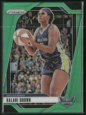 2024 Panini Prizm WNBA #29 Kalani Brown Green Prizms