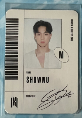 MONSTA X Shownu Follow - Find You ID Photocard