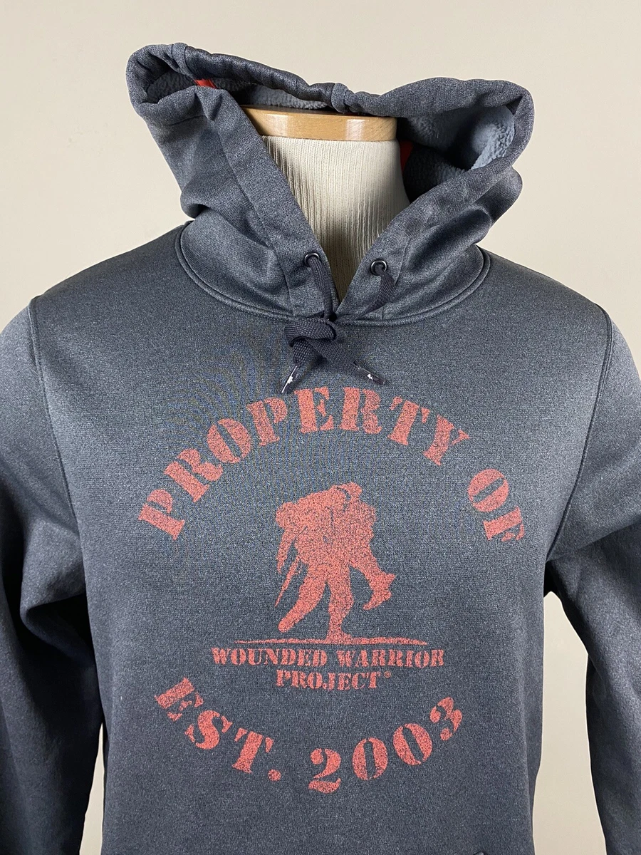 Under Armour Wounded Warrior Project Gray Pullover Hoodie