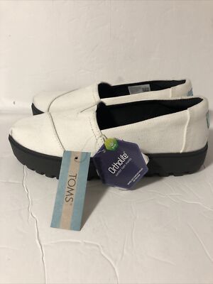 TOMS Alparagata Lug Slip-On Women Size 6.5