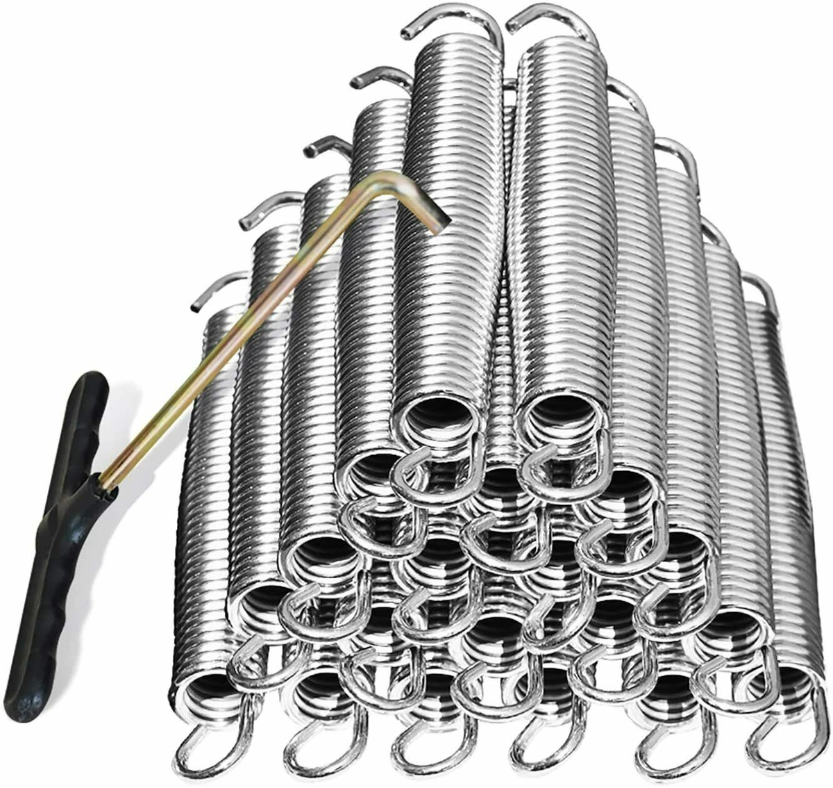 6.5 Trampoline Springs Heavy Duty Galvanized Steel Replacement Spring Set ,Come