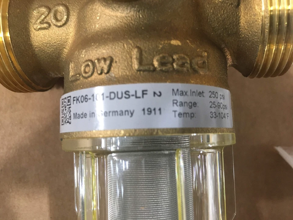 Honeywell FK06-101-DUS-LF Dialset Low Lead Pressure Regulating Filter (207645) - Image 2 of 4
