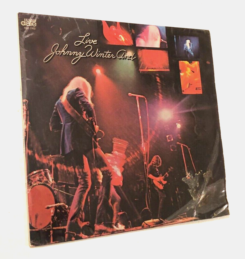 Johnny Winter Live DAS 2102 Date Stereo South Africa Import Vintage '71 LP Vinyl