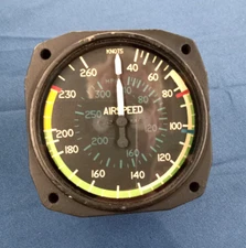 Overhauled Garwin Inc. P/N 22-695-096-4 Cessna Airspeed Indicator (40-260 knots)